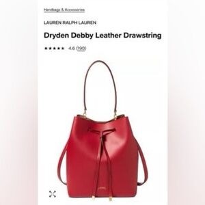 Lauren Ralph Lauren - Dryden Debby Leather Drawstring